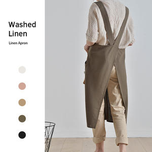 Ceinture de jardinage réutilisable de style <span class=keywords><strong>japonais</strong></span> minimaliste en coton et <span class=keywords><strong>lin</strong></span> lavé, écologique et durable, pour hommes et femmes, vente en gros d'usine - Product Image 3