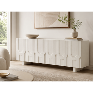 Buffet moderne 1830 x 455 x 710 en bois pour meubles de maison - Product Image 1