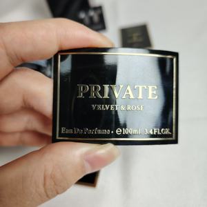 Etiquetas adhesivas privadas adhesivas impermeables de lujo personalizadas para botellas de vino y perfume con diseño profesional - Product Image 5
