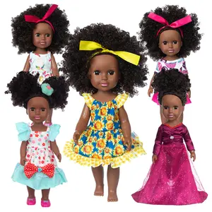 Children Toys 2023 African American Dolls 14 Inch Doll Black Baby Dolls For Kids