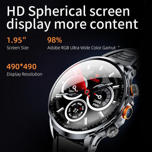 Top H18 Smart Watch 5G SIM Card <b>WIFI</b> Video Call High Camera 128GB ROM 1.95'' Large Screen <b>WIFI</b> HD Display Smartwatch Men 2025 - Product Image 2
