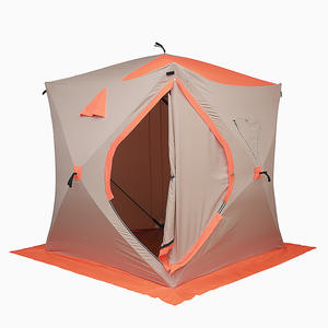 Tentes automatiques hexagonales isolées OEM pour l'extérieur, tente cube 1,8*2, tentes de pêche sur glace pour le camping hivernal - Product Image 3