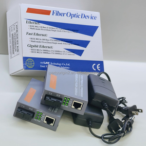 ตัวแปลงสัญญาณไฟเบอร์ออปติกกิกะบิตจากโรงงาน 10/100/1000Mbps RJ45 เป็นพอร์ต SC อุปกรณ์รับส่งสัญญาณอีเธอร์เน็ต HTB-GS-03AB - Product Image 1