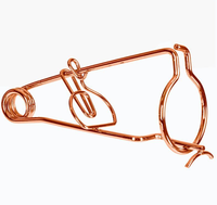 Trampa para Topos de Metal Resistente, Trampa para Topos con Resorte de Alambre, Trampa Profesional para Control de Plagas de Jardín, Clip para Eliminar Topos con Recubrimiento de Cobre