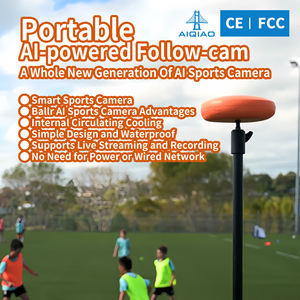 AI 4K suivi de mouvement double 180 grand angle IPX4 étanche caméra de sport de <span class=keywords><strong>but</strong></span> de Football personnalisée pour Club de Football - Product Image 2