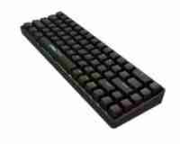 Clavier mécanique filaire Jedel 68 touches avec interrupteurs magnétiques, éclairage RGB, anti-ghosting sur toutes les touches, programmable, pour le gaming