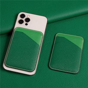 Portefeuille magnétique en cuir véritable tendance pour MagSafe, blocage RFID, porte-cartes fin et minimaliste, logo personnalisé - Product Image 1
