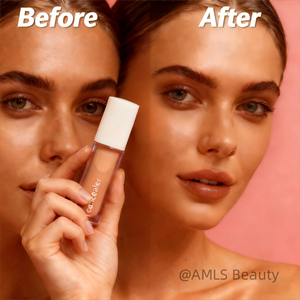 Corrector ligero de cobertura completa con logotipo personalizado, fórmula mate hidratante, fabricante de maquillaje OEM - Product Image 4