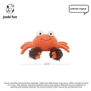 Juguete de Peluche Cangrejo <span class=keywords><strong>Peludo</strong></span> Divertido, Lindo Muñeco de Cangrejo Pequeño para Niñas con Relleno de Algodón PP, Regalo de Cumpleaños, Almohada para Dormir - Product Image 4