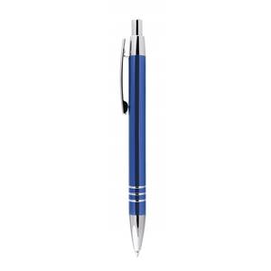 Blue Aluminium Novelty Metal Ball Pen 0.5mm Plastic Ballpoint Custom Logo <b>Promotional</b> Writing <b>Tool</b> - Product Image 2