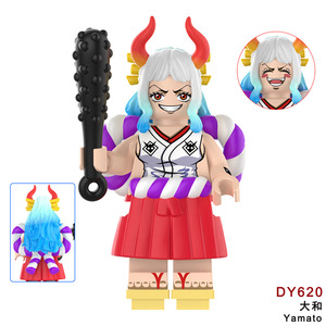 Animación japonesa DY609 y DY620, juegos de bloques de construcción, modelo de juguete de plástico de comercio exterior con grandes bolsas ensambladas, juguete DY609 y DY620 - Product Image 5