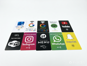 Tarjeta NFC Personalizada para Redes Sociales como <span class=keywords><strong>Facebook</strong></span> y TikTok, Tarjeta de Visita NFC, Tarjeta RFID, Tarjeta NFC para Reseñas de Google - Product Image 4