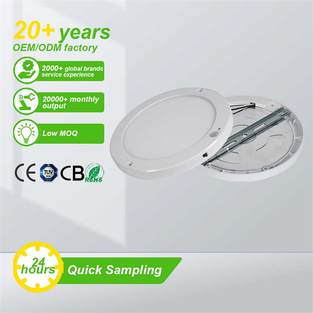 Best Price Customized Smart Recessed Round 12w Motion Sensor Led Panel Light