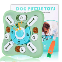 Nunbell – Jouet éducatif et durable pour animaux de compagnie, non toxique, classique et moderne, pour l'entraînement de l'IQ des chats et des chiens, en PP, pour friandises et puzzles à mâcher