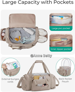 Bolsa de Gimnasio 4 en 1 para Hombre y Mujer, Ligera, de 30L, para Viaje, con Compartimento para Zapatos y Bolsillo Impermeable, Mochila Táctica para Portátil - Product Image 2