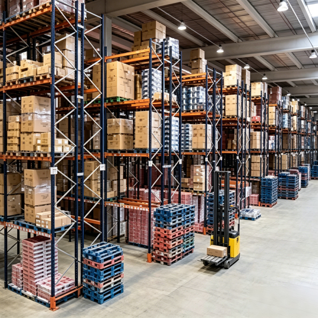 High Strength Steel Racking Welded Adjustable Pallet Rack Heavy Capacity Storage for Factory Logistics