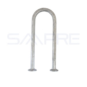 Ancres en R galvanisées à chaud pour le levage et la manutention d'éléments en béton préfabriqués et de blocs lourds - Product Image 1