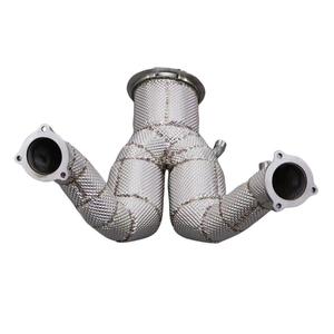 Performance Edelstahl-Auspuffrohr mit Hitzeschild - Product Image 1