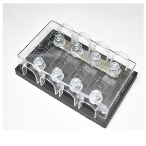 Boîtier de fusibles à visser 32V/58V/70V 500A 4 voies 6 entrées - Bornes à fourche moyennes pour modifications de voitures, bateaux et VR - Fusible haute tension 58V pour véhicules électriques - Product Image 5
