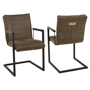 เก้าอี้รับประทานอาหารทำจากหนัง PU พร้อมมือจับ,เก้าอี้รับประทานอาหารที่มีแขนหุ้มเบาะทันสมัยสำหรับร้านอาหารนอร์ดิกเฟอร์นิเจอร์ห้องรับประทานอาหารรุ่นใหม่ปี2022 - Product Image 5