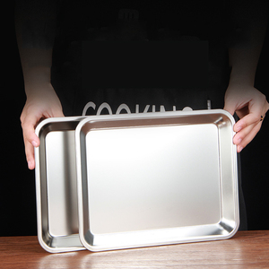 304 Stainless Steel <strong>Oven</strong> Baking Pan <strong>Tray</strong> Dishes Multiple Specifications Buffet <strong>Grill</strong> Plate Baking <strong>Tray</strong> - Product Image 3