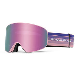 نظارات Snowledge المخصصة الأكثر مبيعاً المضادة للضباب بالجملة نظارات التزلج على الجليد Uv400 حماية نظارات التزلج المورد - Product Image 4