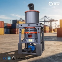 Broyeur Clirik HGM grande capacité pour calcite 2500 Mesh 3-22 T/h Ligne de traitement de remplissage pour la fabrication du papier