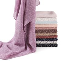 Châle élégant et léger en mousseline imprimée, motif cachemire chic, accessoire de mode pour femme, hijab