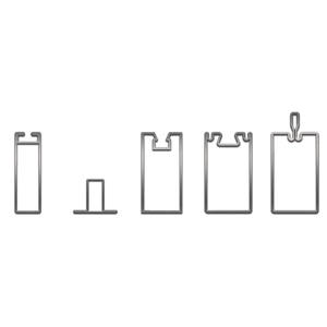 Rideau en verre double de luxe, design à la mode, facettes de construction - Product Image 3