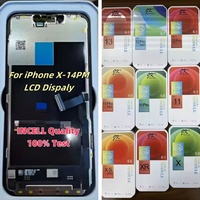 Layar LCD Incell JK untuk iPhone X XS Max XR 11 12 13 14 Pro Max 12mini 14 Plus 15 Pro Pengganti Layar Sentuh LCD