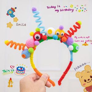 Funny Pipe Cleaner Headband Colorful Cartoon Geometric Birthday Party Kids Headdress DIY Photo Booth Props - Product Image 3