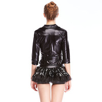 MiDee mode filles costumes de danse moderne 2 pièces ensemble costume cool hip hop tenues professionnel jazz scène performance porter uniforme