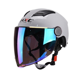 3C Chứng Nhận Mùa Hè Unisex Xe Máy Điện Mũ Bảo Hiểm Đôi Ống Kính Mặt Trời Bảo Vệ Che Nắng An Toàn Cưỡi Mũ Bảo Hiểm Cho Nam Giới Phụ Nữ - Product Image 1