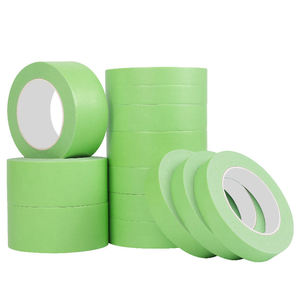 Colle acrylique à base d'eau, faible adhérence, verte, facile à déchirer, sans résidu, adhésif lisse <span class=keywords><strong>pour</strong></span> papier, ruban adhésif washi personnalisé - Product Image 1