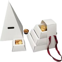 Maßgefertigte Pyramidenbox zum Teilen von Kuchen, Desserts und Snacks – Pyramiden-Geschenkbox für den Nahen Osten zum Mitnehmen – Pyramidenförmige Catering-Box für Speisen