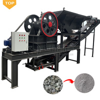 Broyeur de pierres diesel mobile Production de plantes entières Broyeur de mâchoires de roche de granit de marbre de quartz avec crible vibrant