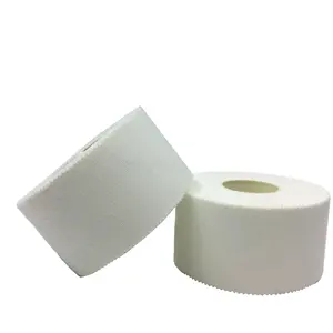 Blanco 100% algodón deportes médica/vendas atléticos cinta adhesiva