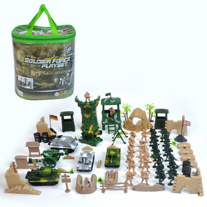 Jouet original et étrange, modèle de base militaire de grande taille à construire soi-même, modèle de corps de <span class=keywords><strong>guerre</strong></span>, modèle de soldat, décoration, jeu de bataille simulé pour enfants - Product Image 6