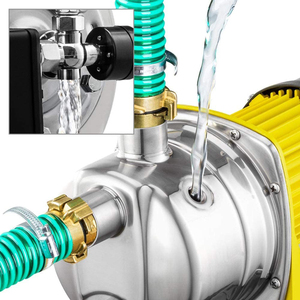 <span class=keywords><strong>Pompe</strong></span> à eau automatique 1200W 3800L/h en acier inoxydable pour puits peu profond avec réservoir sous pression pour l'irrigation domestique et de jardin - Product Image 4