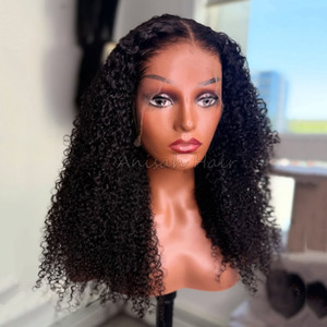 Peluca de <span class=keywords><strong>Cabello</strong></span> Humano Remy Brasileño con Cutícula Alineada, Doble Trama, <span class=keywords><strong>Cabello</strong></span> de Bebé, Sin Pegamento, Transparente para Encaje, Todos los Colores, para <span class=keywords><strong>Mujer</strong></span> - Product Image 2