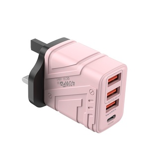 ที่ชาร์จเร็ว USB หลายพอร์ตสไตล์เมชา5V3A ระบบแอนดรอยด์สามตัวสำหรับ iPhone หัวชาร์จ Type-C ไฟฟ้า PD 5V3A <span class=keywords><strong>ชาร์จ</strong></span>เร็วมือถือ - Product Image 2