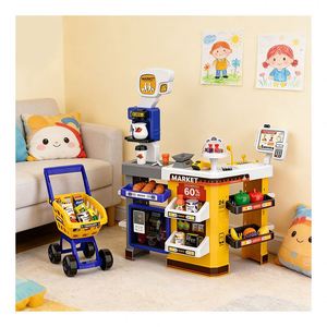 Mini Supermercado de Juguete, Tienda de Comestibles, Caja Registradora, Escáner, Carrito de Compras, Juego de Imitación de Mercado, Juguetes Educativos para Niños - Product Image 6