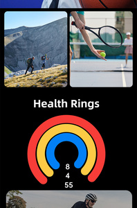 Valdus IPS Màn Hình 1.5 Inch Huyết Áp Huyết Áp Theo Dõi Oxy Thông Minh Đồng Hồ Dự Báo Thời Tiết Máy Tính Watch7 Max Smartwatch - Product Image 6