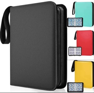 Album de collection à fermeture éclair pour cartes à collectionner, classeur de cartes à échanger à 9 pochettes, support pour 400/900 cartes - Product Image 6