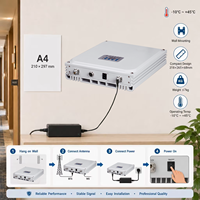 Repetidor Digital de Banda Dual de 1800 y 2100 MHz, DCS1800 UMTS2100, Ganancia de 75 dB, 17 dBm, 4 Subbandas Ajustables, Amplificador de Señal Interior USB