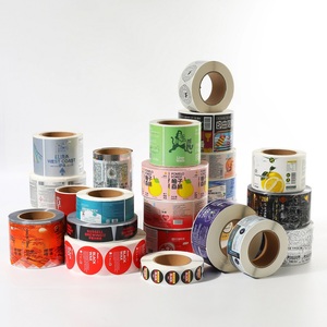 สติกเกอร์พิมพ์ลายตามสั่ง กันน้ำ วัสดุไวนิล สำหรับเครื่องสำอาง โลโก้ สติกเกอร์ฟอยล์ทองใส สติกเกอร์ใสสำหรับน้ำหอม แบบม้วน ฉลากติดขวด - Product Image 2