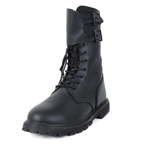 Botas Tácticas de Cuero Vacuno DFM09 con Hebillas Ajustables en las Mangas - Product Image 2