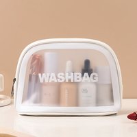 Pochette de brosse étanche plage paillettes matelassé sac cosmétique clair Pvc sac de maquillage Transparent Logo personnalisé voyage sac à fermeture éclair mode
