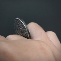 Nouvelle Arrivée Pièces de Monnaie en Alliage de Zinc Argent et Or Personnalisées Pièce de Défi Gravée 3D Double Face pour Collection