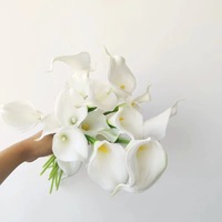 Mini-lys artificiels en PU M185 pour décoration de mariage, de maison et centre de table